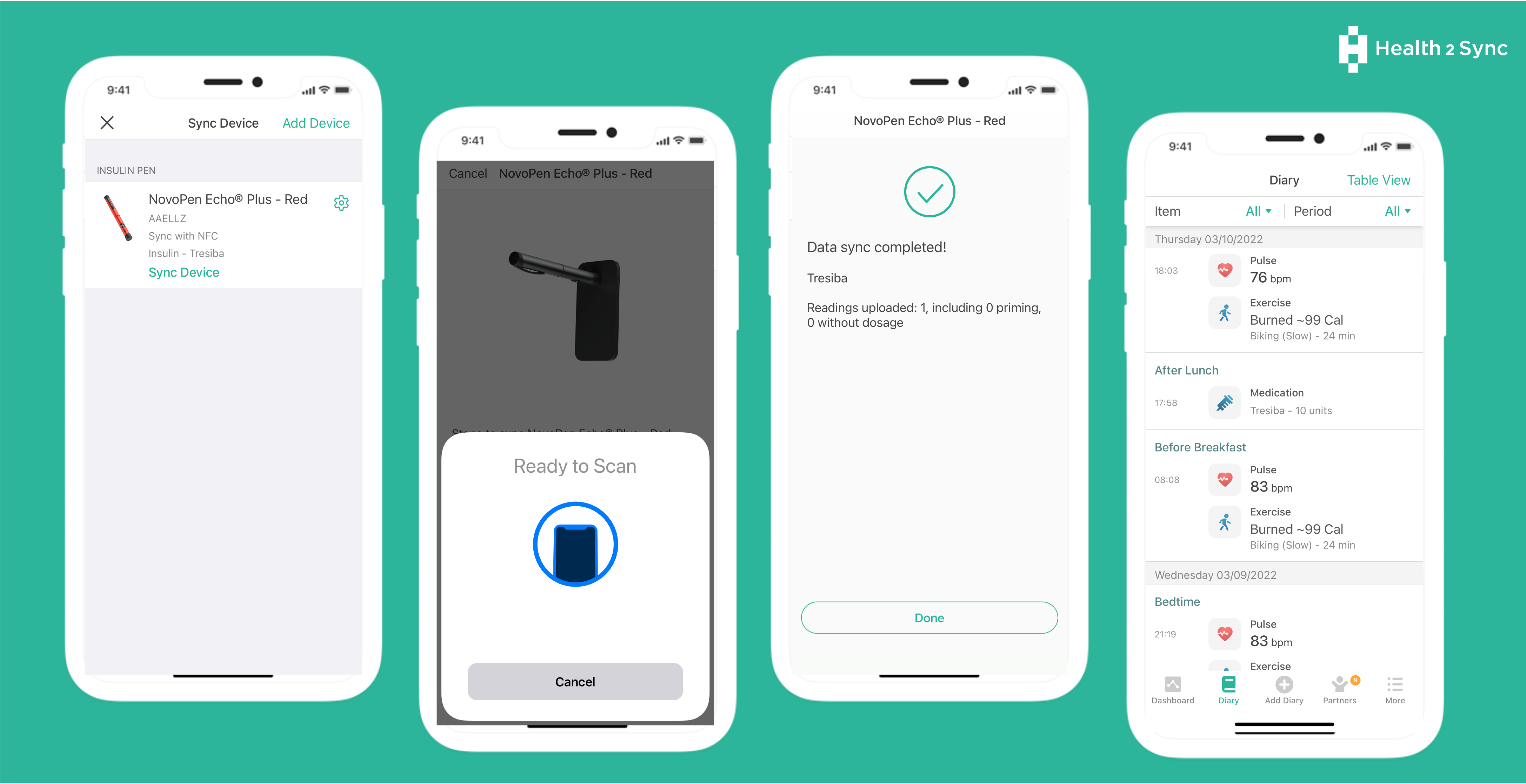 Health2Sync, Novo Nordisk와 함께 인슐린 사용 개선을 위한 파트너십 체결